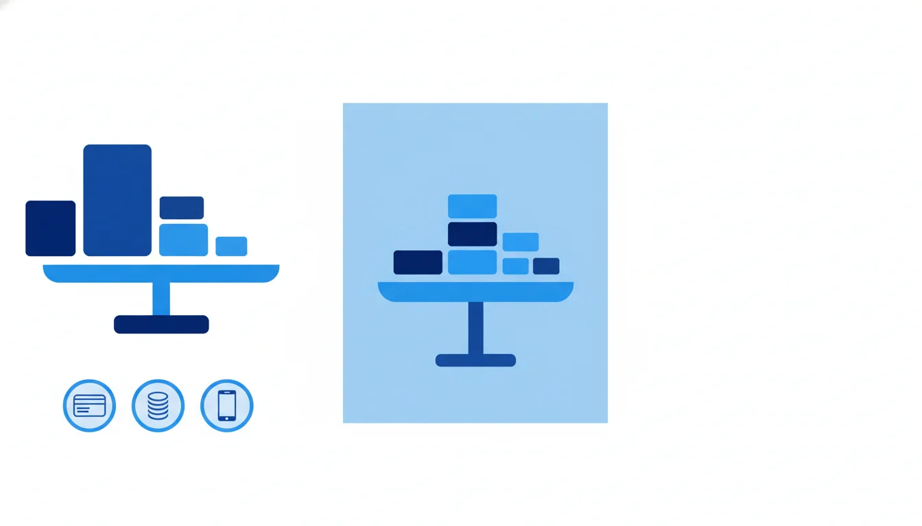 Conceptual illustration of FTMO account sizes, pricing, and evaluation cost choices.