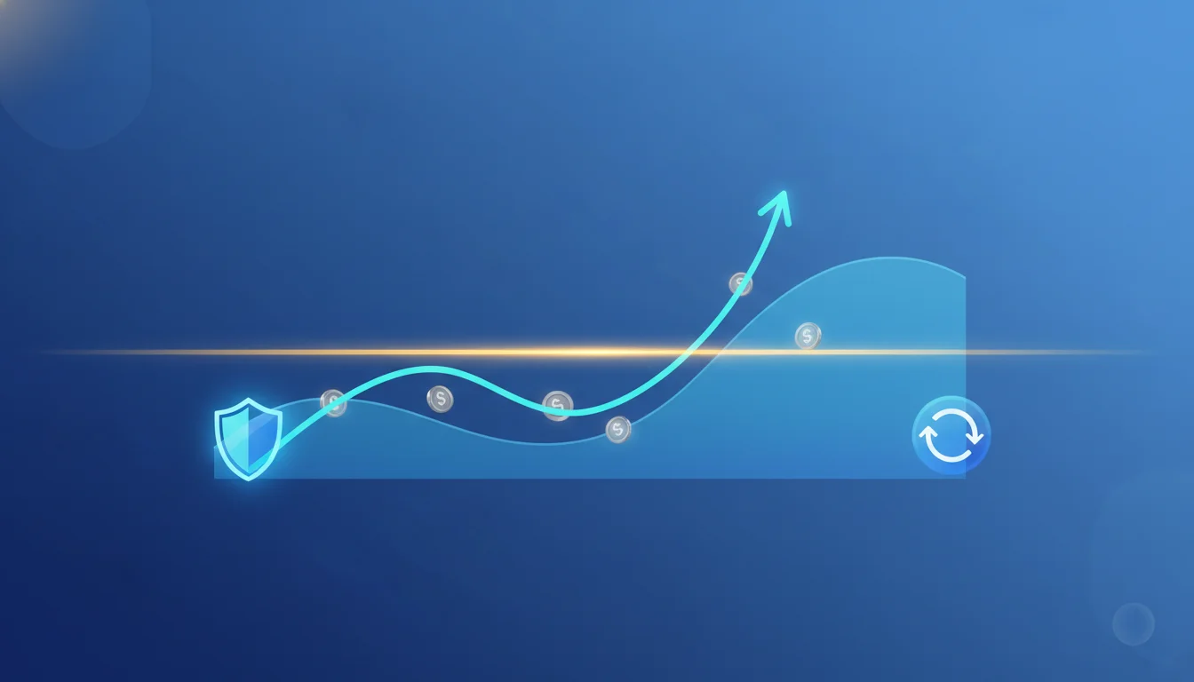 Illustration of a daily loss limit boundary, equity buffer, and floating-loss guardrail.