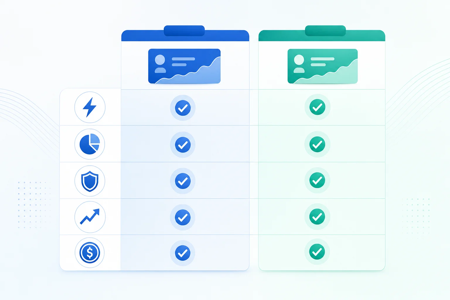 Comparison matrix of Instant Funding and FundedNext Stellar Instant accounts