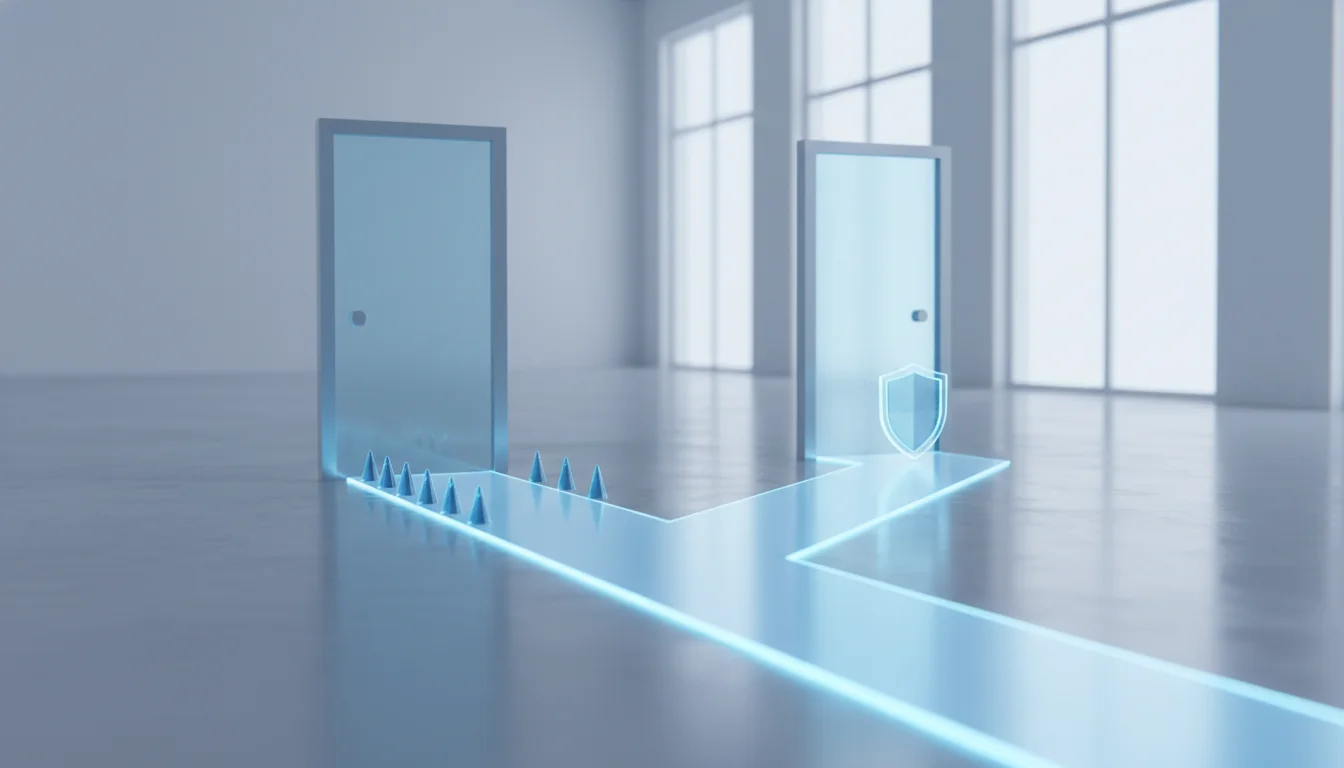 Forked path representing beginner prop firm challenge model choices.